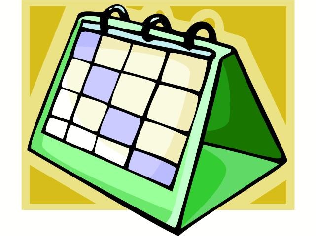 Oppdatert aktivitetskalender