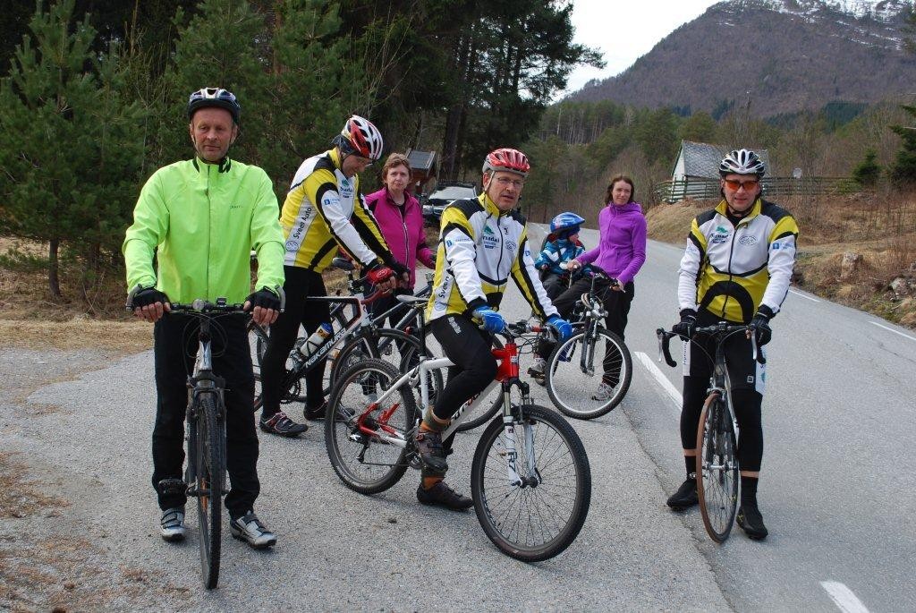 Sesongpremiere for sykkeltrimmen på Nordvik