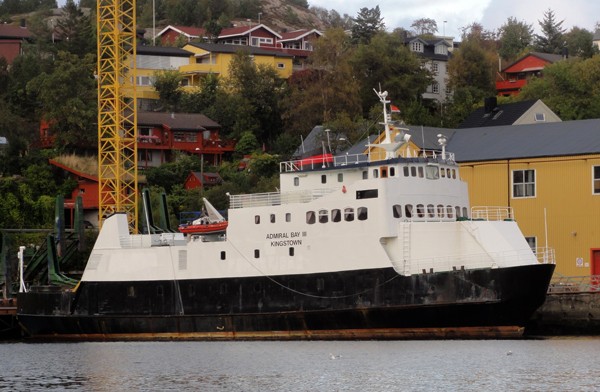 MF «Førdefjord» vart MV «Admiral Bay III»