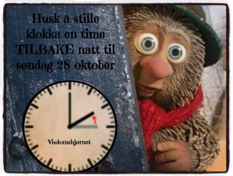 Tid For A Stille Klokka Igjen Todalen No
