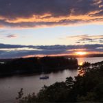 Solnedgang i Sandefjordsfjorden