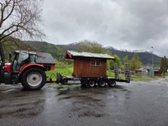 Årets første campingturist