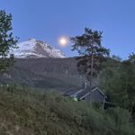 Snøfjellet i måneskinn🌝