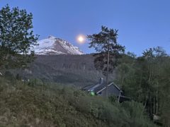 Snøfjellet i måneskinn🌝