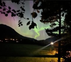 Aurora borealis på vinkande vittjing:)